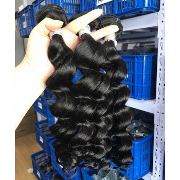 Loose Wave Malaysian Virgin Hair Bundles For Sale