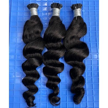 Good Loose Wave I Tip Hair Extension 100 Pieces For One Set