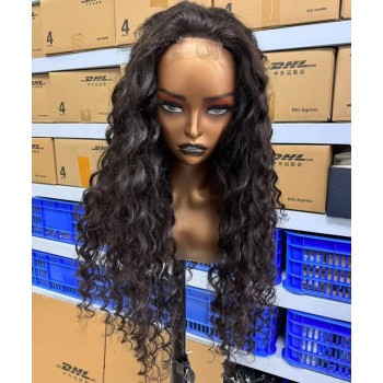 Deep Wave 2x6 Lace Closure Wigs No Shedding HD Lace Closure Wigs