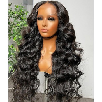 250% Density Loose Wave HD Lace 6X6 Lace Closure Wigs For Black Women