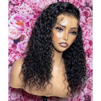 6x6 HD Lace Closure Deep Curly Wigs Glueless HD Lace Human Hair Wig