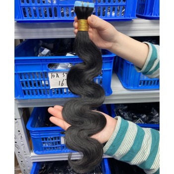 Body Wave Tape Human Hair Extensions 8-30 Inches For Sale