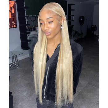 Highlight Color Transparent 13X4 Lace Front Wigs 150% Density