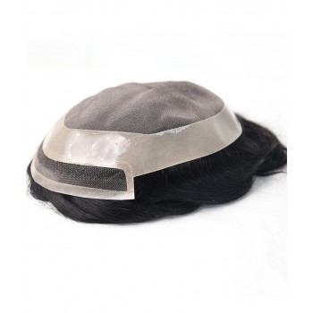 Cheap Prices Human Hair Toupee Pu Styles