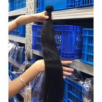 Straight Wave Brazilian Virgin Hair One Bundle To Text Quality