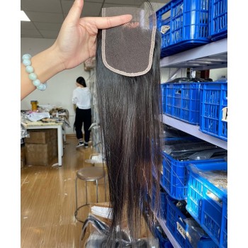Straight Human Hair HD 4x4 Lace Closure 10-20 Inches