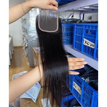 Straight 4x4 Lace Closure Human Hair 8-20 Inches