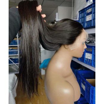 Straight Wave 13X4 Lace Front Wigs Breathable Cap 250%