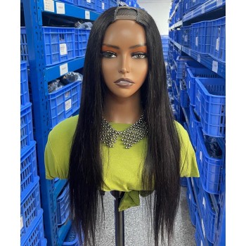 Straight U Part Wig Human Hair For Sale 150% Density