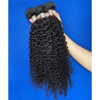 Kinky Curly Eurasian Virgin Hair For Sale 8-30 Inches 3Pics