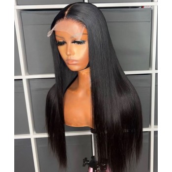 Straight Wave 6x6 HD Lace Closure Human Hair Wigs 130% Density For Women