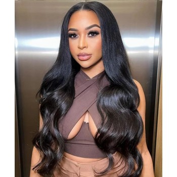 Body Wave Human Hair One Bundle With 4X4 Lace Closure