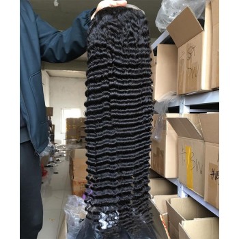 Deep Wave 250% High Density Lace Front Human Hair Wigs