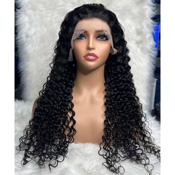 Silk Base Full Lace Wigs Deep Curly Wave 130% Density 8-30 Inches