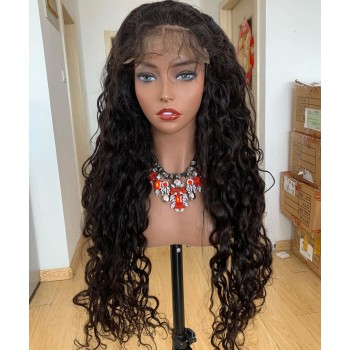 Water Wave 4X4 HD Lace Closure Wigs 180% Density Sales For Women