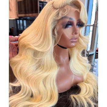 613 Blonde 13X6 Lace Front Wigs Body Wave For Black Women