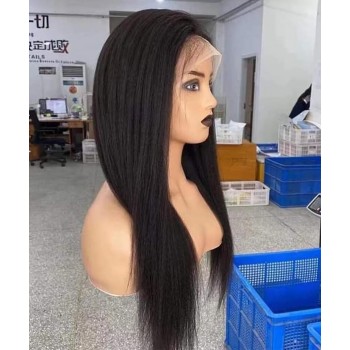 HD Lace 13x6 Lace Front Italian Yaki Wigs Invisible HairLine