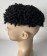 15MM Curly Human Hair 8X10 Lace Toupee For Men