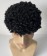 15MM Curly Human Hair 8X10 Lace Toupee For Men
