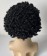 15MM Curly Human Hair 8X10 Lace Toupee For Men