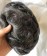 Thin Skin Men Toupee 1B/50 Gray Human Hair Toupee For Sale