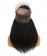 Kinky Straight 360 Lace Frontal Closure With Baby Hair
