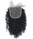 3B 3C Kinky Curly 5x5 Lace Closure Human Hair Pre Plucked