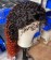 1B/350 Colored Curly Human Hair Lace Front Wigs Sales