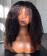 3B3C Kinky Curly 6x6 HD Lace Closure Wigs High Quality 150% Density 