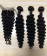 Deep Wave Human Hair Bundles With Lace Closure 4 Pieces/set