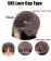 Afro Kinky Curly Glueless 5X5 HD Lace Closure Human Hair 