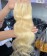 613 Blonde Color Human Hair Lace Closure Brazilian Hair