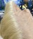 613 Blonde Color Straight Human Hair 4X4 Lace Closure