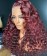 99J Color Loose Wave Transparent 13X4 Lace Wigs