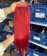 99J Red Color Straight Human Hair Bundles With Lace Closure