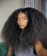 Afro Kinky Curly 6X6 Lace Closure Wigs Glueless HD Lace Closure Wigs