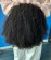 Afro Curly Half Wig Human Hair For Women 10-30 Inches None Lace 