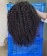 Afro Kinky Curly 4X4 HD Lace Closure Human Hair Wigs 180% Density