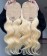 613 Blonde Color Body Wave Ponytail Human Hair Extensions