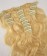 613 Blonde Color Body Wave Clip in Human Hair Extensions 