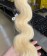 #613 Color Body Wave Brazilian Virgin Hair 3 Pcs