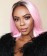 1B/Pink Color Lace Front Wigs With Baby Hair Pre Plucked 