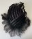 Afro Twist Braids 8X10 Full Lace Toupee For Men With Baby Hair