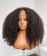 3B 3C Kinky Curly Lace Closure Wigs With Baby Hair Sales