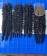 Burmese Curly 5x5 Lace Closure With Circle Ending Human Hair Pre Plucked