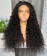 4X4 Lace Closure Wigs Loose Curly With Baby Hair 180% Density Human Hair