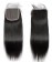 Straight Human Hair Bundles With Lace Closure 4 Pieces/set
