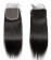 Straight Human Hair Bundles With Lace Closure 4 Pieces/set