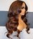 Colored Body Wave Transparent Lace Wigs For Black Women