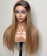 Two Tone Ombre Color Lace Frontal Transparent Lace Wig